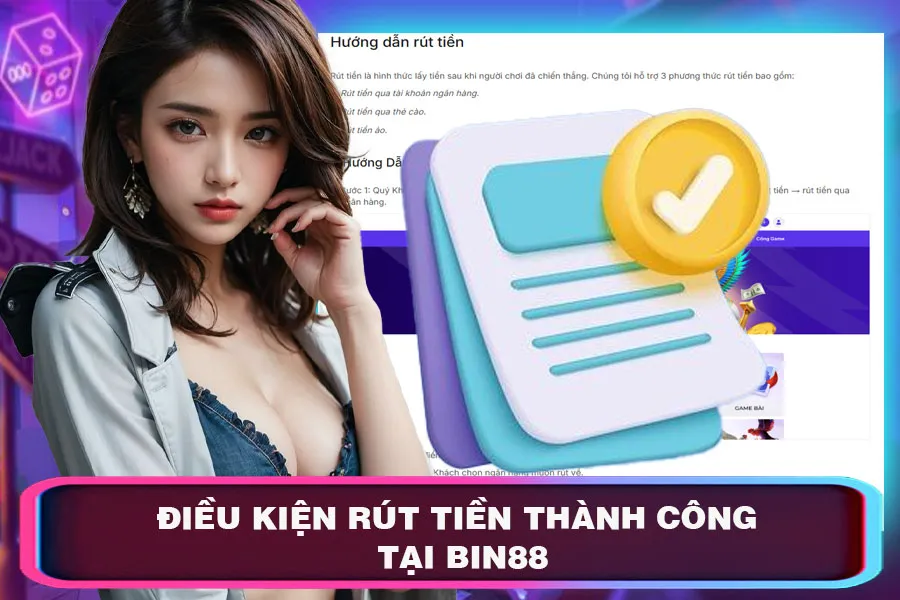 Điều Kiện Rút Tiền Thành Công Tại Bin88